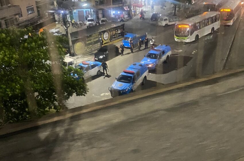 Ação policial no Complexo da Maré, no Rio. Foto: Maré de Notícias Online