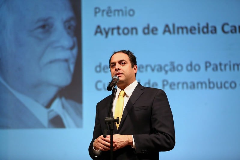 Paulo Câmara é governador de Pernambuco e auditor do Tribunal de Contas do estado. Foto: Wagner Ramos/SEI