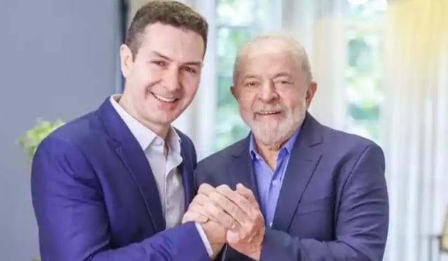 Jader Filho deve se encontrar nesta tarde com Lula após ter sua indicação acolhida pelo MDB na Câmara. Foto: Ricardo Stuckert