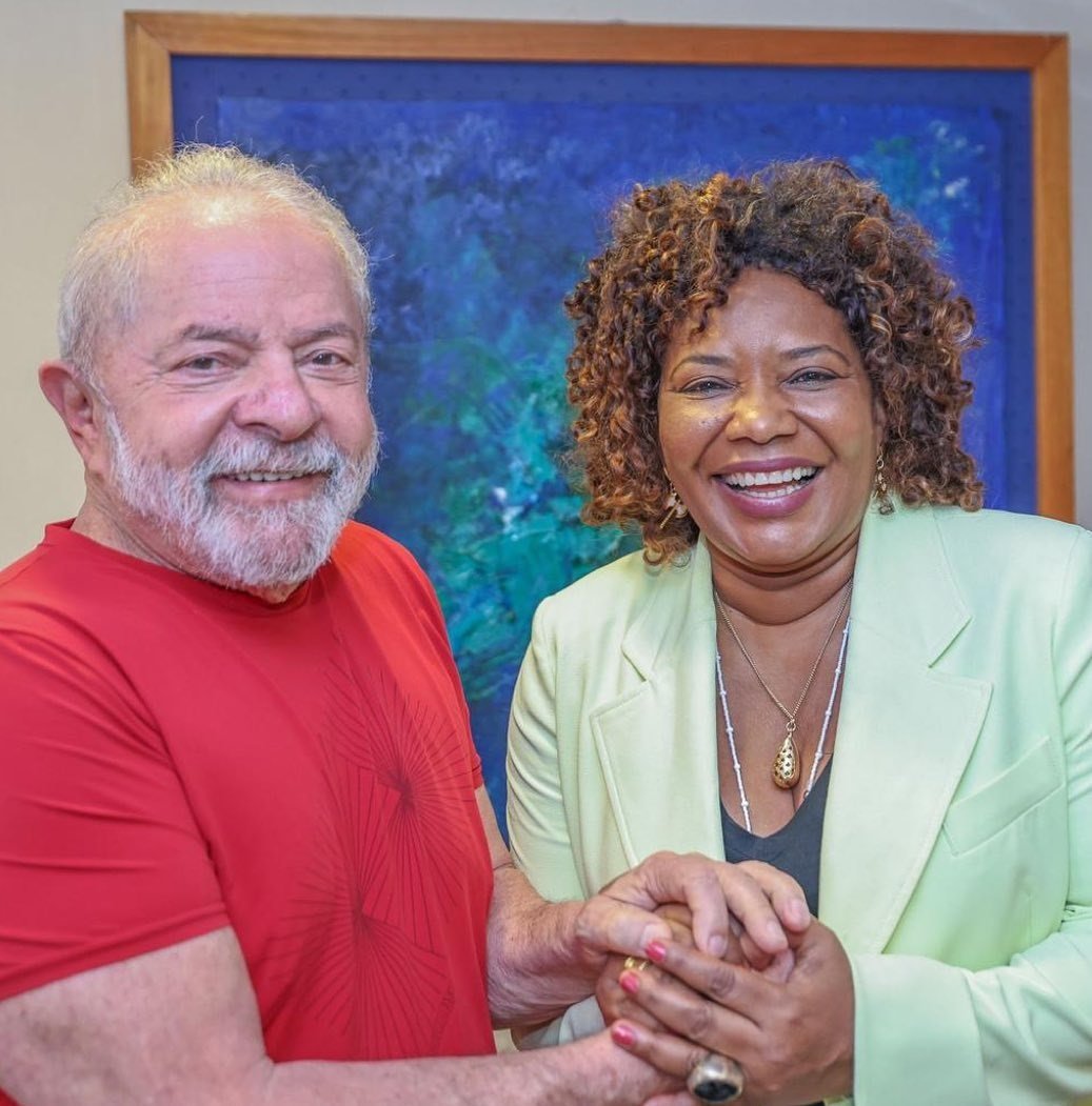 A cantora baiana Margareth Menezes assumirá o Ministério da Cultura, que será recriado no governo do presidente eleito Lula (PT). Foto: Ricardo Stuckert