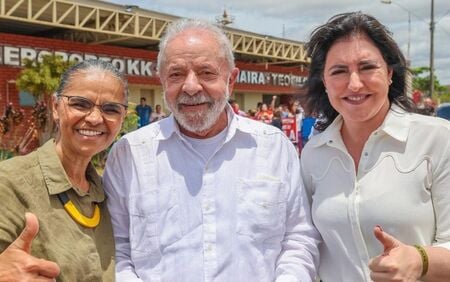 Marina e Simone Tebet foram fundamentais na eleição de Lula e comandarão os ministérios do Meio Ambiente e do Planejamento do novo governo. Foto: Ricardo Stuckert