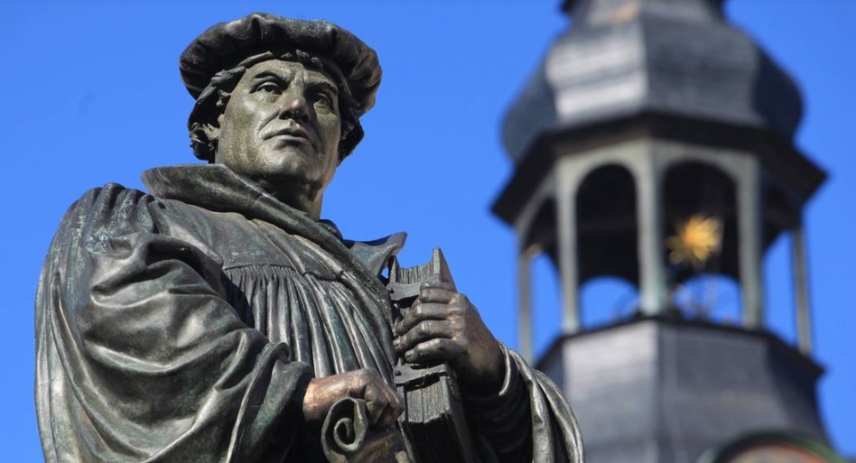 Estátua de Martinho Lutero, fundador do protestantismo. Foto: EPD