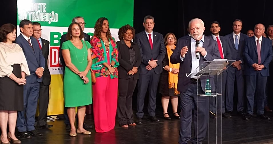 Lula tem 21 ministros anunciados até o momento. Ele deve definir os 16 restantes na próxima terça-feira. Foto: Tiago Rodrigues/Congresso em Foco