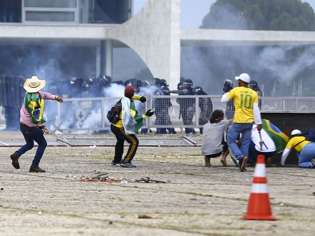 Manifestantes invadiram e depredaram Congresso, STF e Palácio do Planalto. Foto: ABr