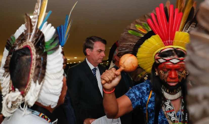 Bolsonaro elogiou Cavalaria dos Estados Unidos por ter dizimado povos indígenas durante discurso quando era deputado em 1998. Foto: Alan Santos/PR