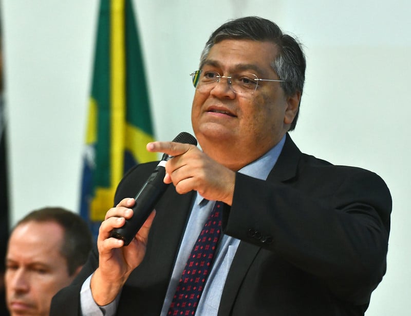 O ainda ministro da Justiça, Flávio Dino, que em fevereiro assumirá cargo de
ministro do Supremo Tribunal Federal. Foto: Isaac Amorim/MJSP