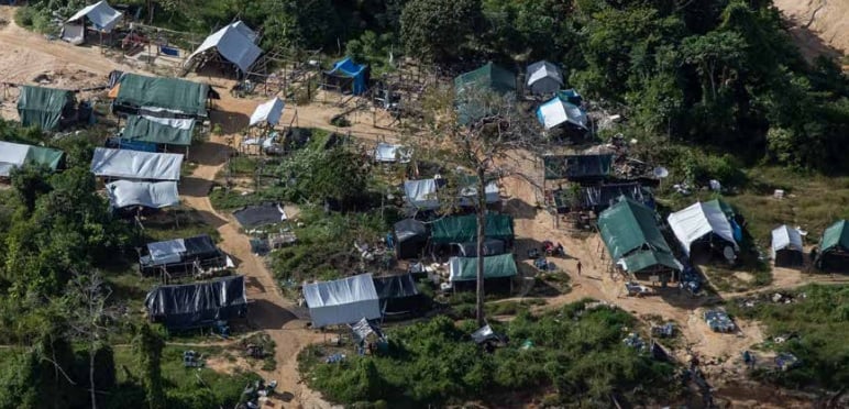 Número de pistas clandestinas na Amazônia supera em dobro o número de pistas regulares. O garimpo é o principal usuário dessas pistas. Foto: Bruno Kelly/Yanomami sob ataque