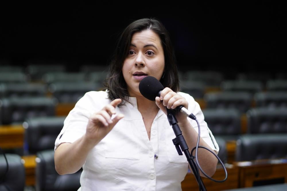 Projeto de lei da deputada Sâmia Bomfim busca acelerar revisões de sentença pelo CNJ para pessoas presas por porte de cannabis. Foto: Pablo Valadares/Câmara dos Deputados