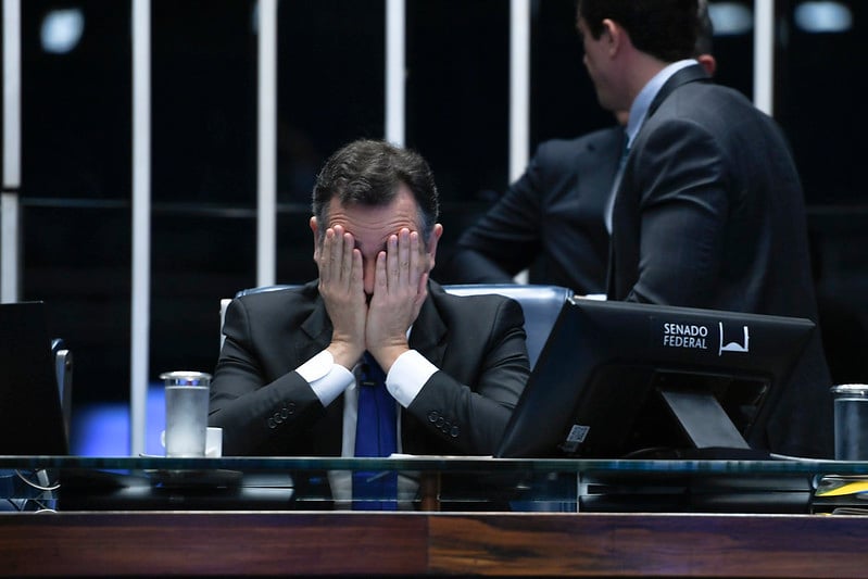 Objetivo de Rogério Marinho é vencer ou enfraquecer Rodrigo Pacheco? Foto: Edilson Rodrigues/Ag. Senado