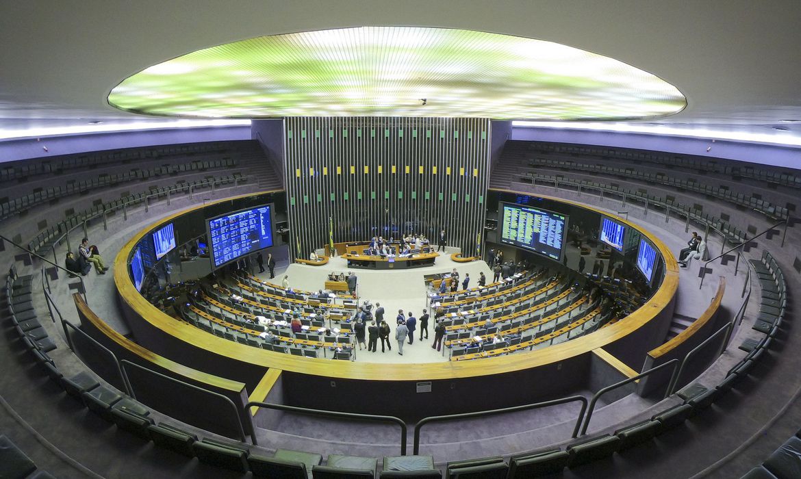 Plenário da Câmara dos Deputados ficará vazio esta semana com suspensão de votações. Foto: Roque de Sá/Ag. Senado