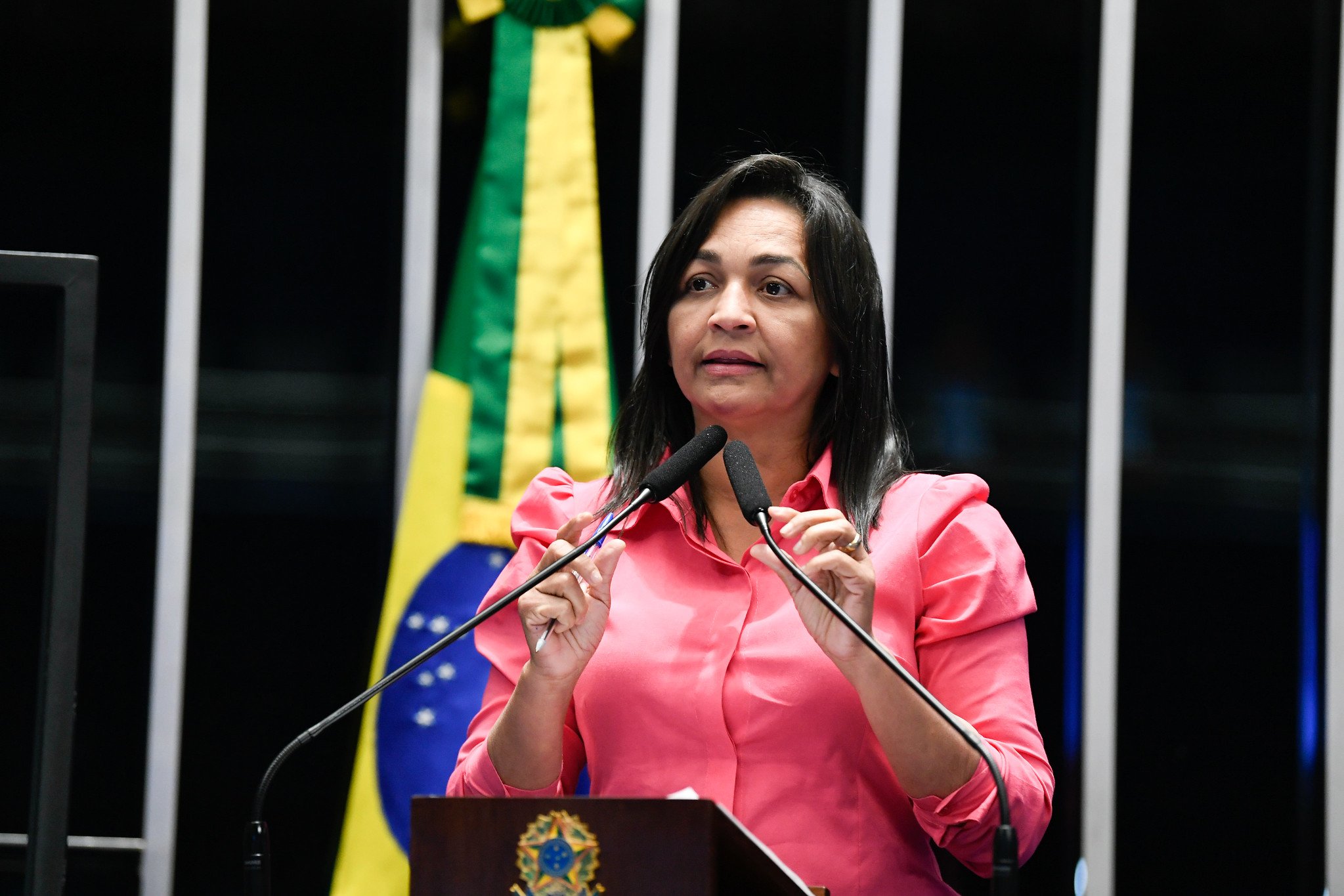 Senadora pede a presença de militar que pediu golpe de estado a Mauro Cid. Foto: Roque de Sá/Agência Senado