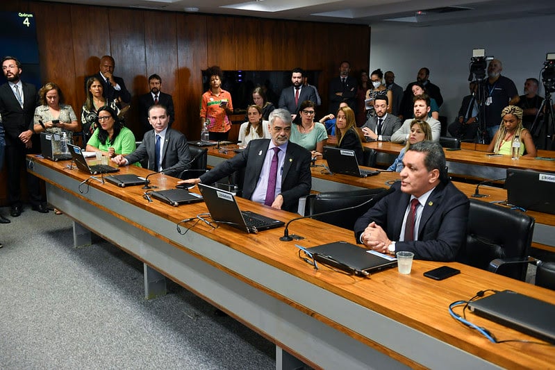 Reunião da Comissão Yanomami no Senado. Foto: Jefferson Rudy/Agência Senado