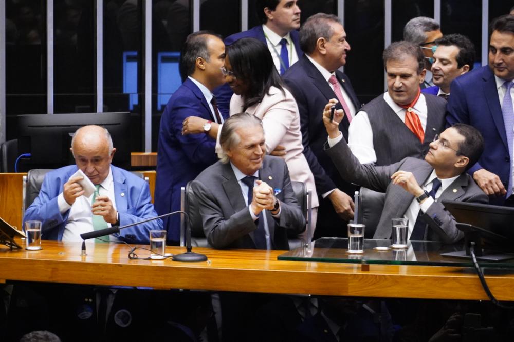 Nova Mesa Diretora reúne quadros de posições opostas, incluindo líder evangélico e petista da frente ideológica. Foto: Pablo Valadares/Câmara dos Deputados