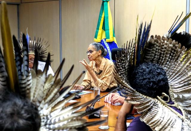 Marina afirma ter encontrado a área ambiental do governo completamente desmontada pela gestão anterior de Bolsonaro. Foto: Divulgação