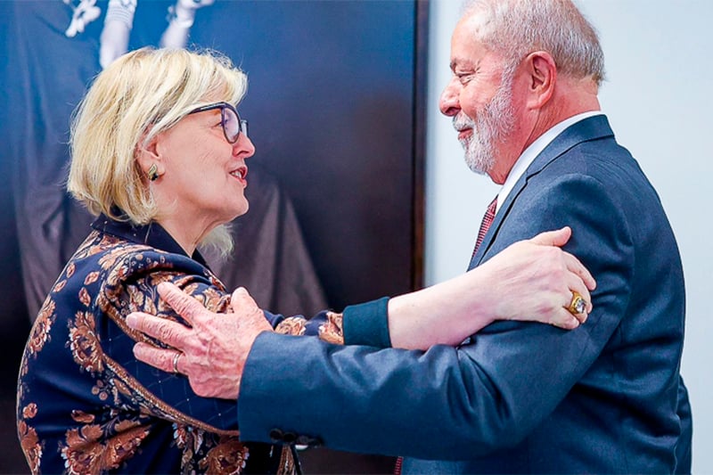 Lula participou da cerimônia de abertura do ano judiciário, presidida pela ministra Rosa Weber. Foto: Ricardo Stuckert