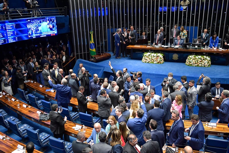 Senado rebate decisões do STF com projetos para o aborto, marco temporal e porte de drogas. Foto: Jonas Pereira/Agência Senado