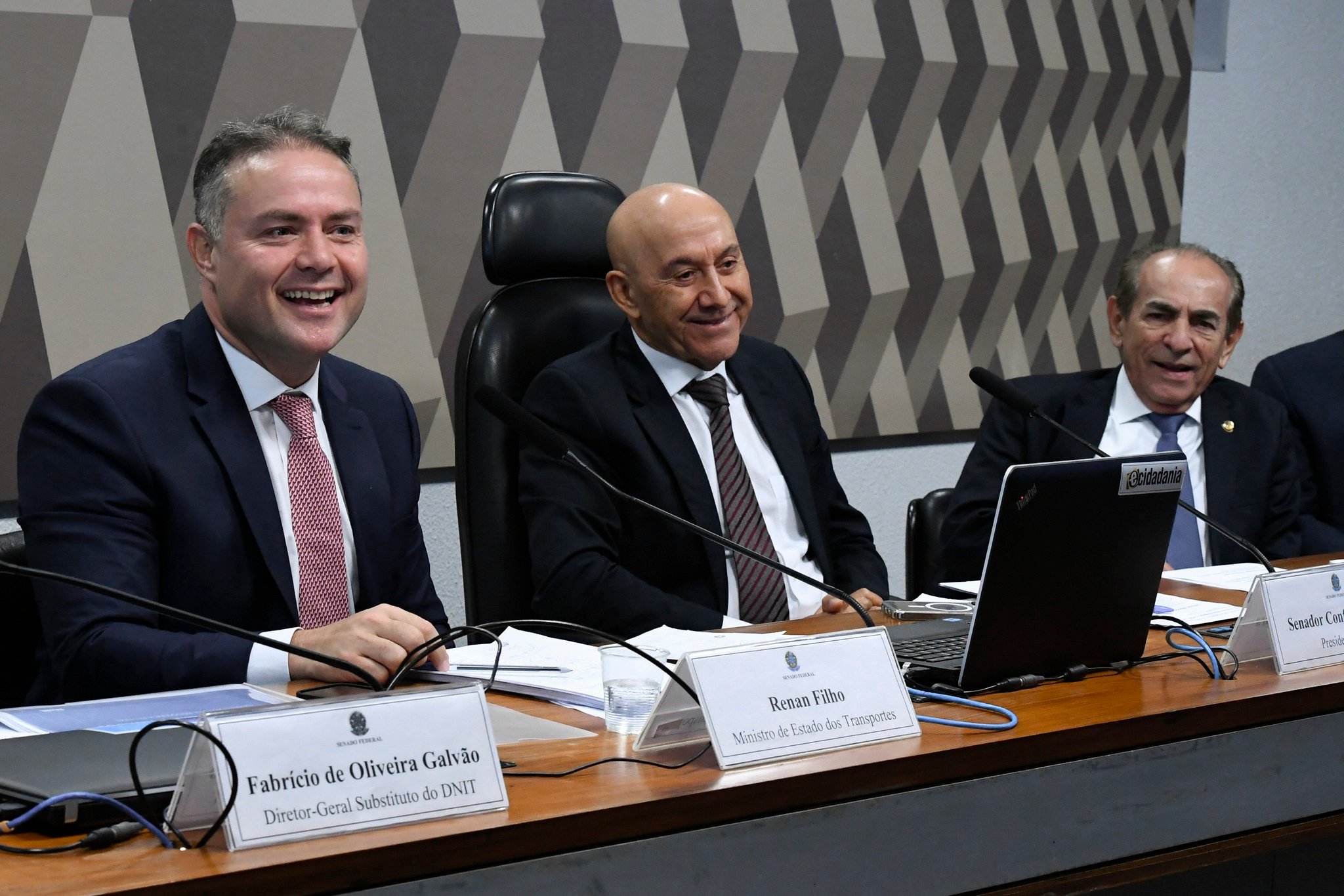 Ministro dos Transportes, Renan Filho foi o primeiro representante do Executivo a participar de uma audiência pública no Senado Federal. Foto: Edilson Rodrigues/Agência Senado