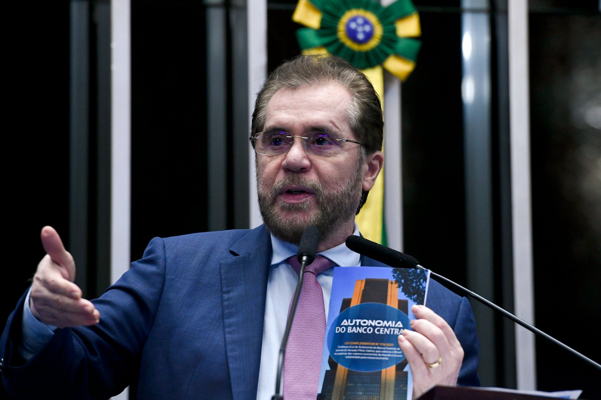 Plínio Valério garante que não há interesse do Senado nem do mercado em mexer com a autonomia do Banco Central. Foto:  Edilson Rodrigues/Agência Senado