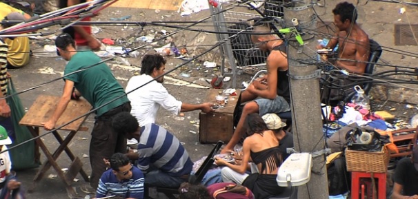 Região da Cracolândia em São Paulo. Foto: Youtube