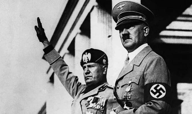 Benito Mussolini e Adolf Hitler escreveram algumas das páginas mais tristes da história