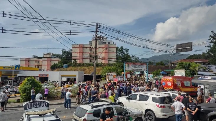 Os atentados nas escolas tem mostrado a fase mais cruel da cultura de violência e extremismo de direita que foram espalhadas nos últimos anos Foto: Divulgação/CBMSC