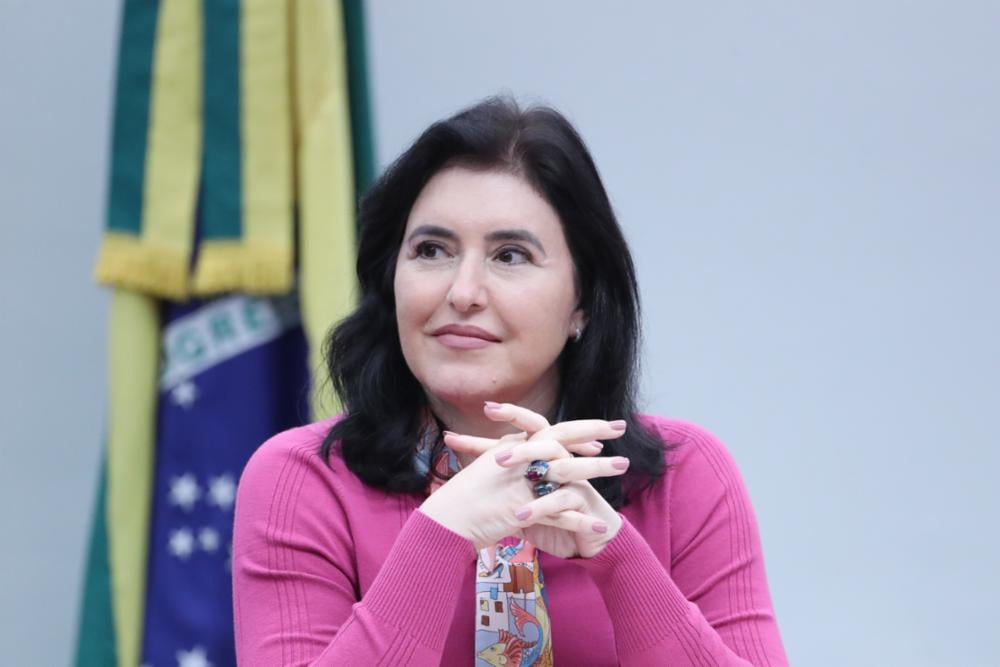 Efeitos positivos da reforma tributária na economia brasileira. Ministra do Planejamento, Simone Tebet. Foto: Bruno Spada/Câmara dos Deputados