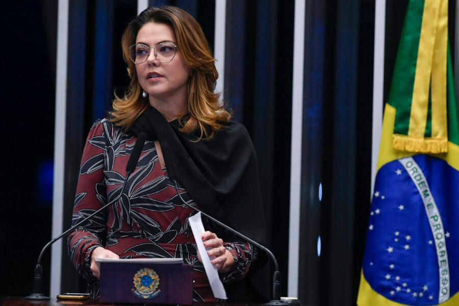 Senadora Leila Barros aguarda Executivo sancionar a LGE. Foto: Jefferson Rudy / Agência Senado