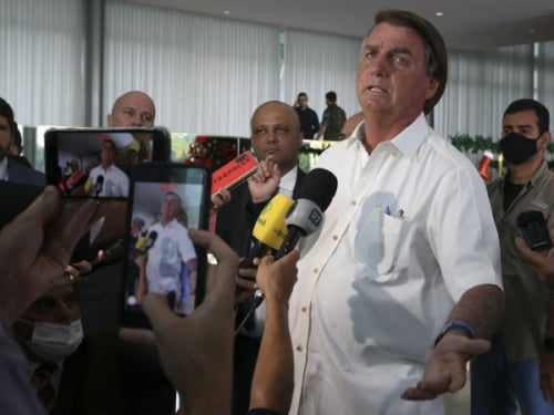 Bolsonaro fez centenas de ataques a jornalistas durante o seu mandato presidencial. Foto: Antonio Cruz/ABr