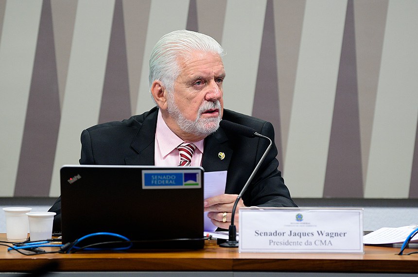 Jaques Wagner vê necessidade de acelerar aprovação do arcabouço. Foto: Pedro França/Agência Senado
