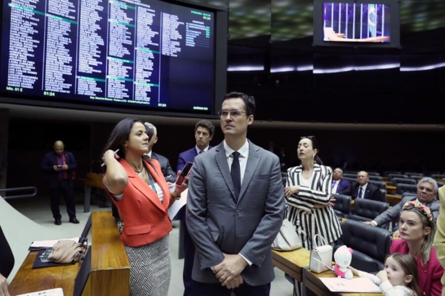 A notificação oficial de Deltan Dallagnol foi feita por meio do Diário Oficial da União desta terça-feira, publicado ainda na madrugada. Foto: Bruno Spada/Câmara dos Deputados