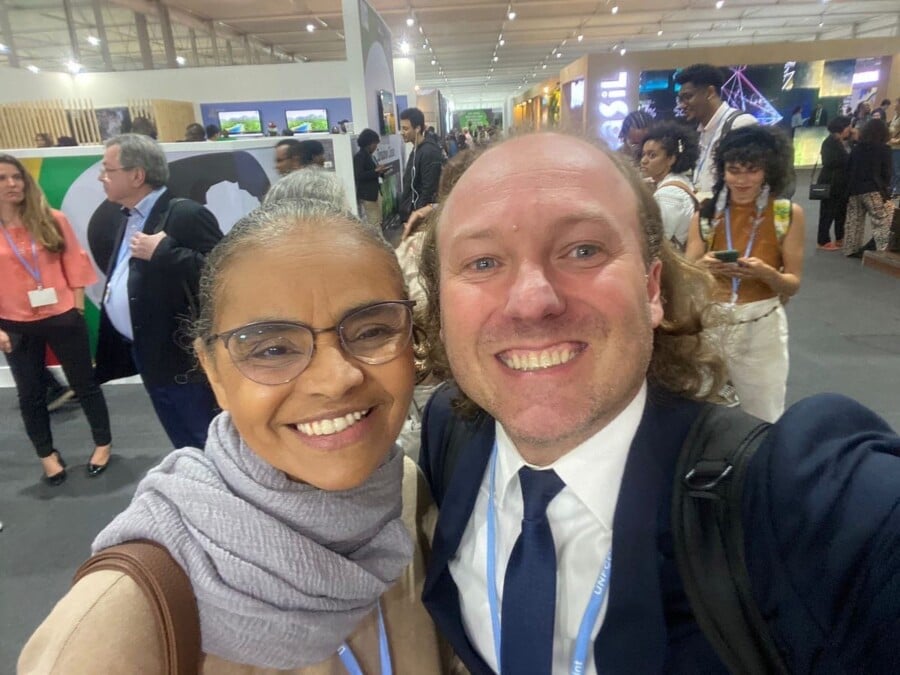 Rodrigo Agostinho e Marina Silva estão na linha de frente contra exploração de petróleo nas proximidades da Amazônia. Foto: Twitter