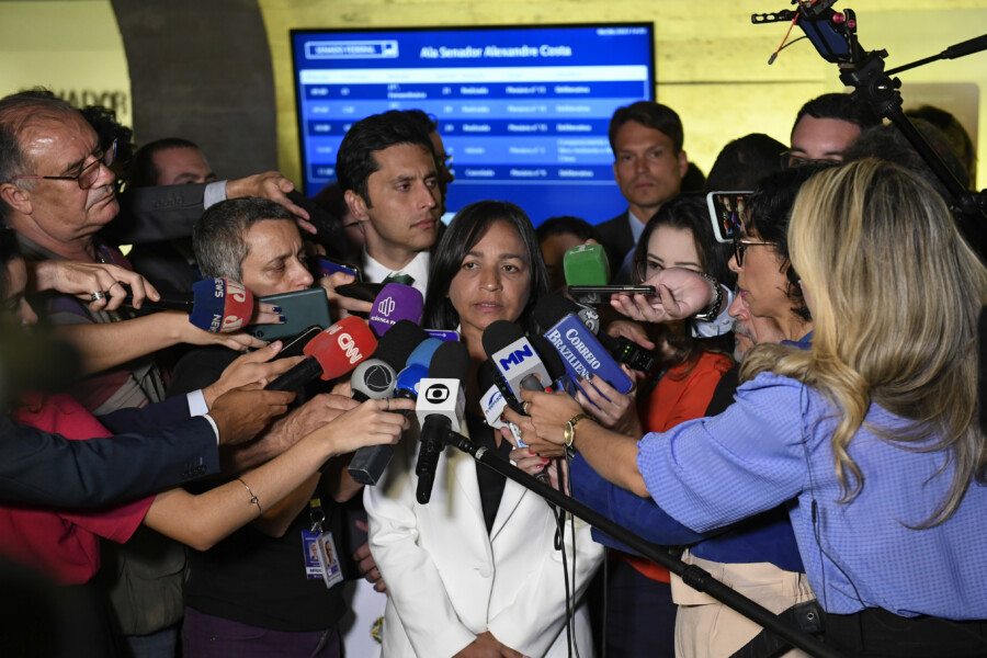 Relatora da CPMI do 8 de Janeiro, senadora Eliziane Gama (PSD-MA). Foto: Roque de Sá/Agência Senado