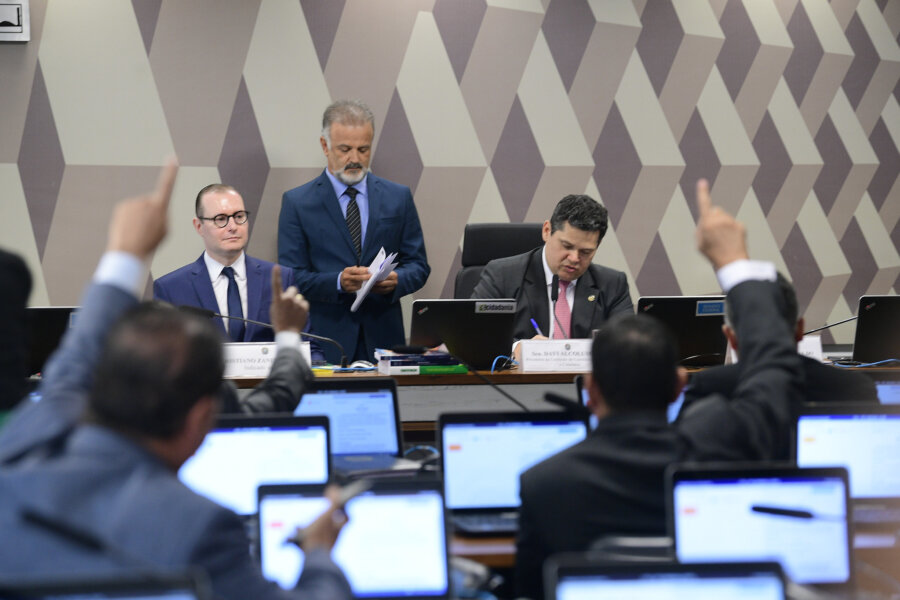 Cristiano Zanin na sabatina da CCJ. Foto: Pedro França/Agência Senado