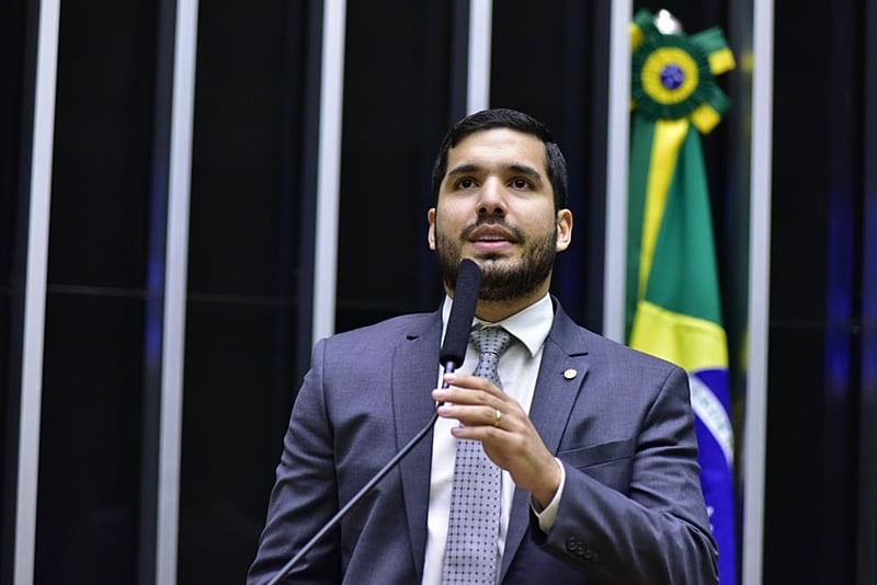 Integrante da CPMI dos Atos Golpistas, deputado André Fernandes é suspeito de incentivar depredação contra as sedes dos três Poderes. Foto: Zeca Fernandes/Ag. Câmara