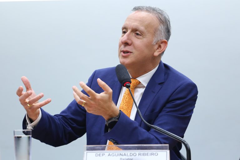 Ribeiro apresenta o relatório do Grupo de Trabalho da Reforma que antecipa o relatório oficial a ser apreciado pela Câmara ainda em junho. Foto: Vinicius Loures / Câmara dos Deputados