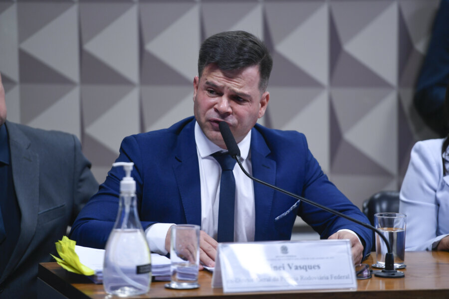 Após pedido de Barroso, Arthur Maia argumentou em defesa da transferência dos dados fiscais de Silvinei Vasques à CPMI. Foto: Edilson Rodrigues/Agência Senado