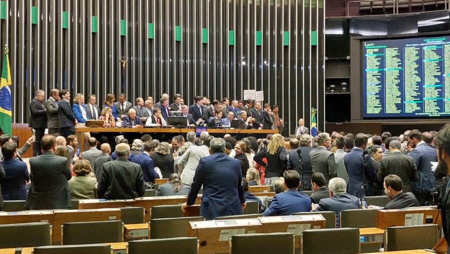 Derrubada do veto ao marco temporal é prioridade da bancada ruralista. Foto: Lucas Neiva/Congresso em Foco