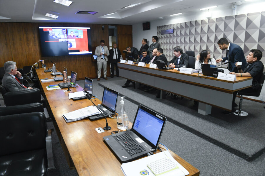 Plenário da CPMI dos Atos Golpistas. Foto: Marcos Oliveira/Agência Senado