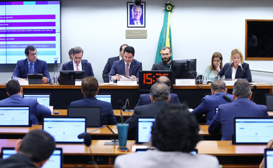 Sessão da CPI da Americanas, na Câmara. Foto: Vinicius Loures/Câmara dos Deputados