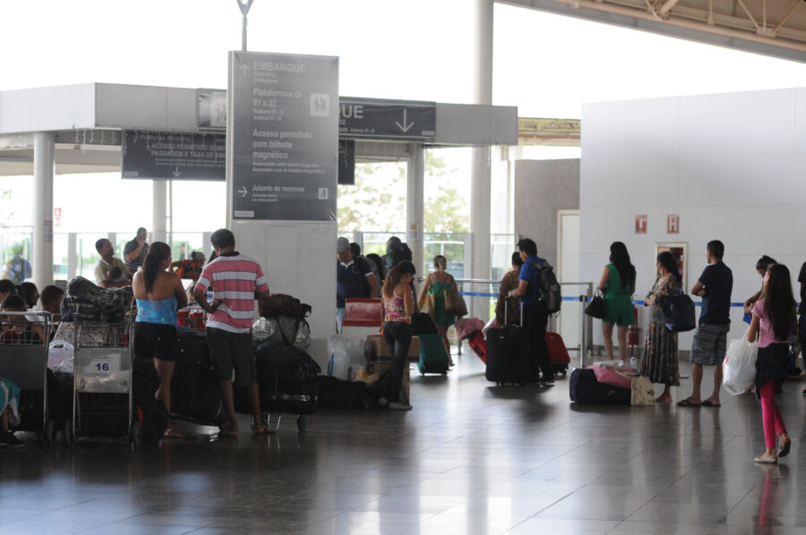 Terminal de embarque da Rodoviária Interestadual de Brasília. Foto: Toninho Tavares/Agência Brasília