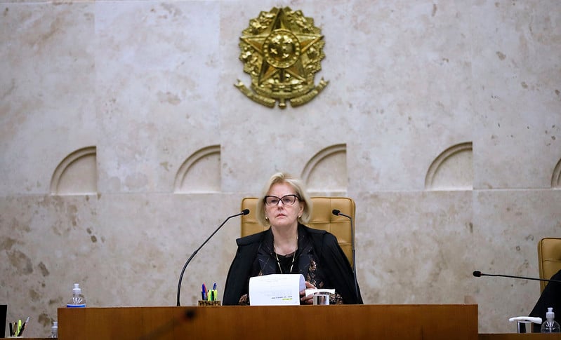 Ministra Rosa Weber preside a sessão plenária do STF. A ministra já votou favorável à descriminalização do aborto.

Crédito para a foto: Rosinei Coutinho/SCO/STF