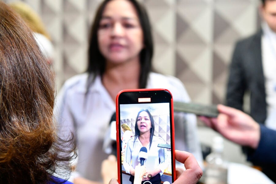 Eliziane Gama é a relatora da CPMI dos Atos Golpistas. Foto: Geraldo Magela/Agência Senado