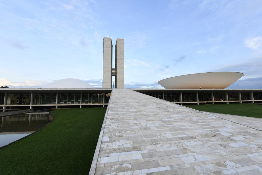 Fachada do Congresso Nacional, em Brasília. Foto: Jefferson Rudy/Agência Senado