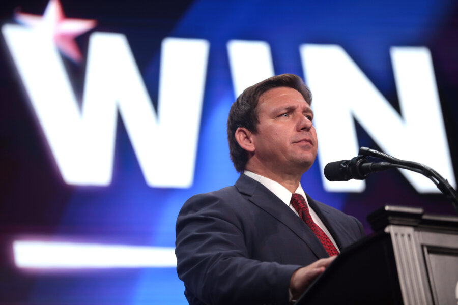 O governador da Florida, Ron DeSantis. Foto: Gage Skidmore (via Flickr/Creative Commons)