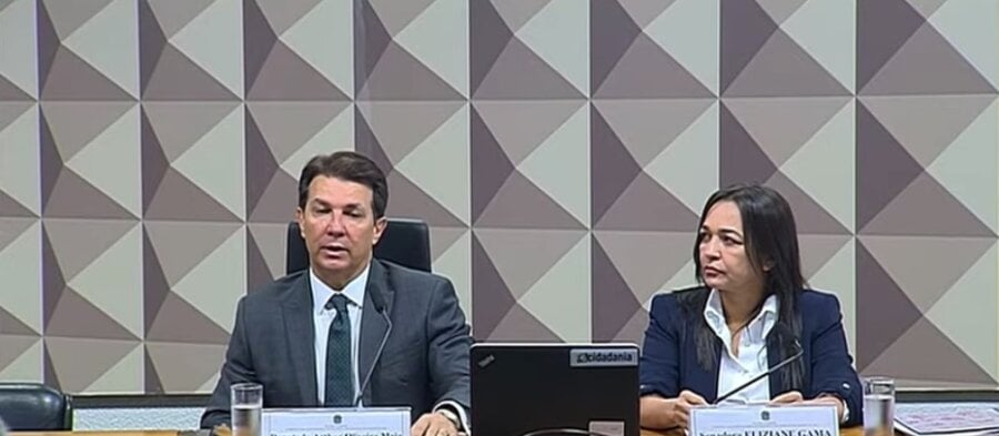 CPMI rejeita em votação a oitiva do comandante da Força Nacional de Segurança Pública. Foto: Reprodução / Youtube