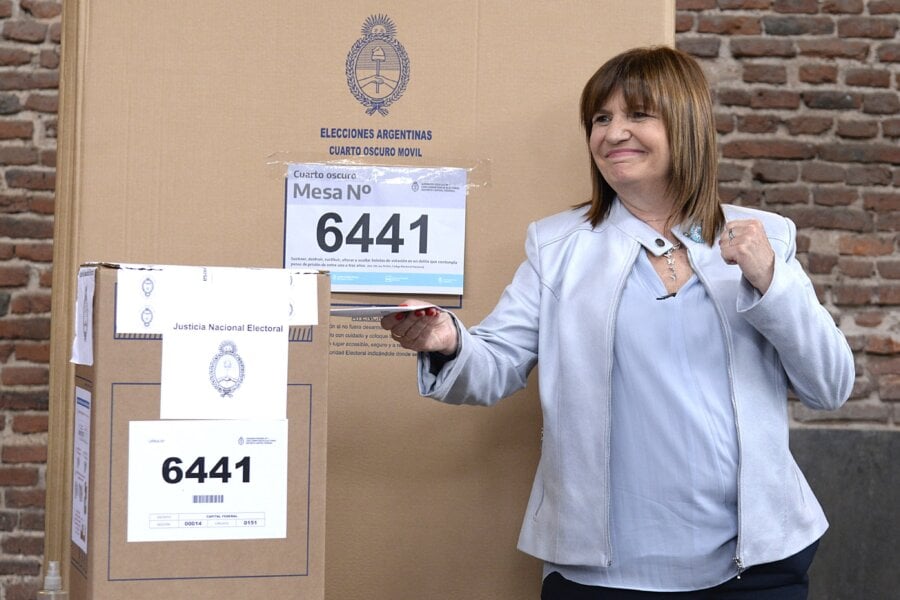 Apesar de ter alcançado resultado expressivo no primeiro turno na Argentina, Patrícia Bullrich tende a não transferir todos os votos a Milei. Foto: Divulgação/Patrícia Bullrich