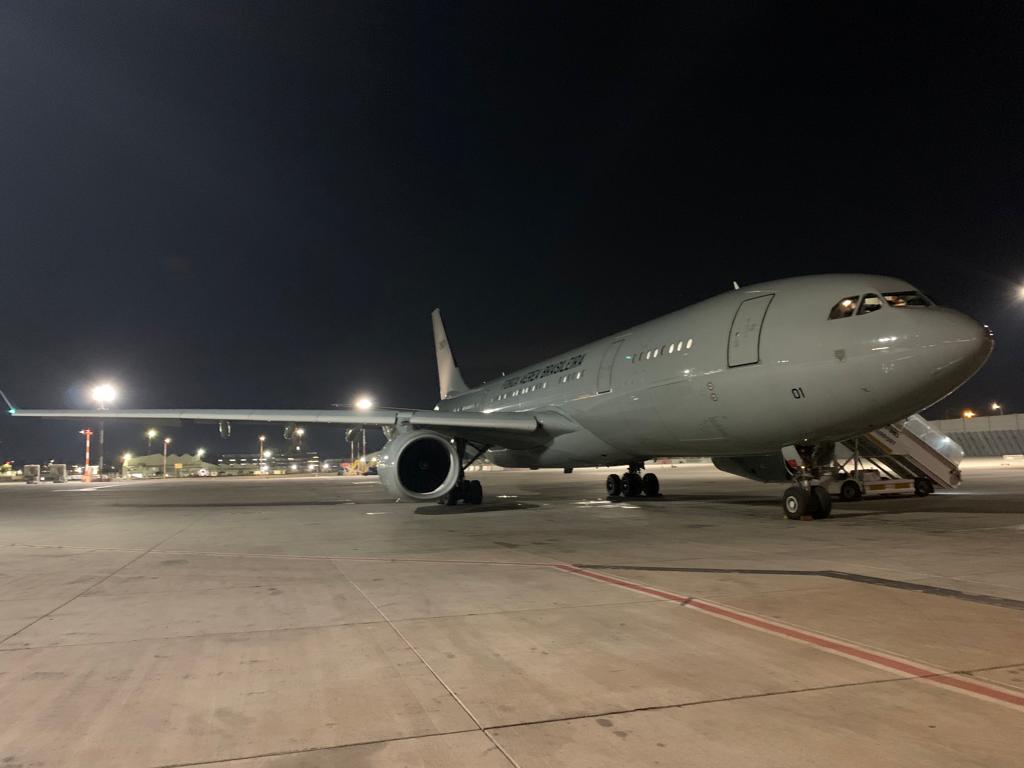 O primeiro voo partiu na tarde desta terça-feira (10) com 211 passageiros abordos. Mais cinco viagens devem acontecer até domingo. Foto: Gov.br