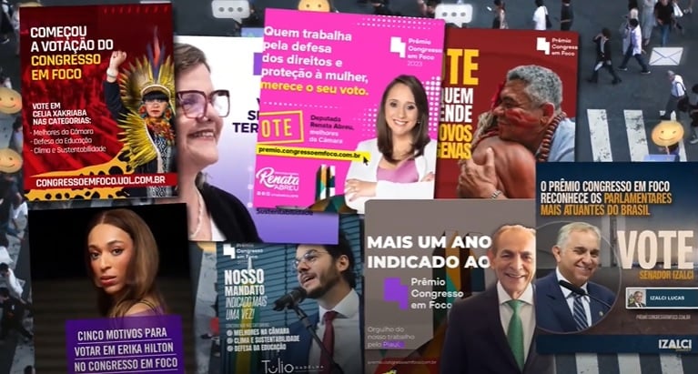 A exemplo dos anos anteriores, parlamentares fizeram campanha intensa nas redes em busca de votos