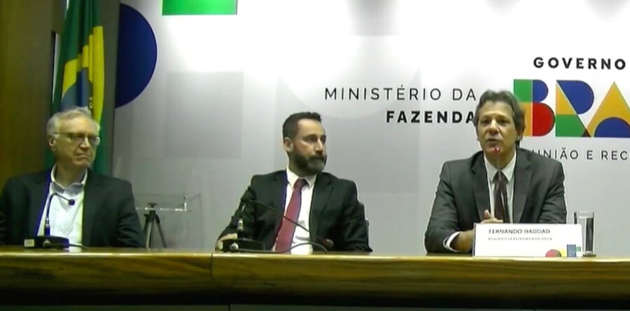 Paulo Picchetti e Rodrigo Teixeira foram anunciados pelo ministro Fernando Haddad para serem diretores do BC | Reprodução/YouTube