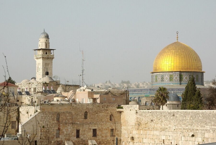 A mesquita Al Aqsa foi anexada por Israel ao resto de Jerusalém Oriental na guerra de 1967. Foto: Pixabay